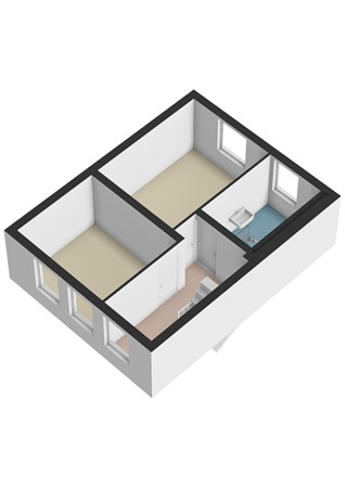 Plattegrond - Mgr. Lebouillestraat 43, 6431 KJ Hoensbroek - Monseigneur Lebouillestraat 43 Hoensbroek - Verdieping 3D.jpg